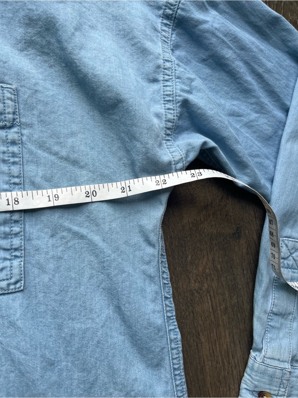 Thereabouts Denim Button-Up Shirt - Picture 7 of 13